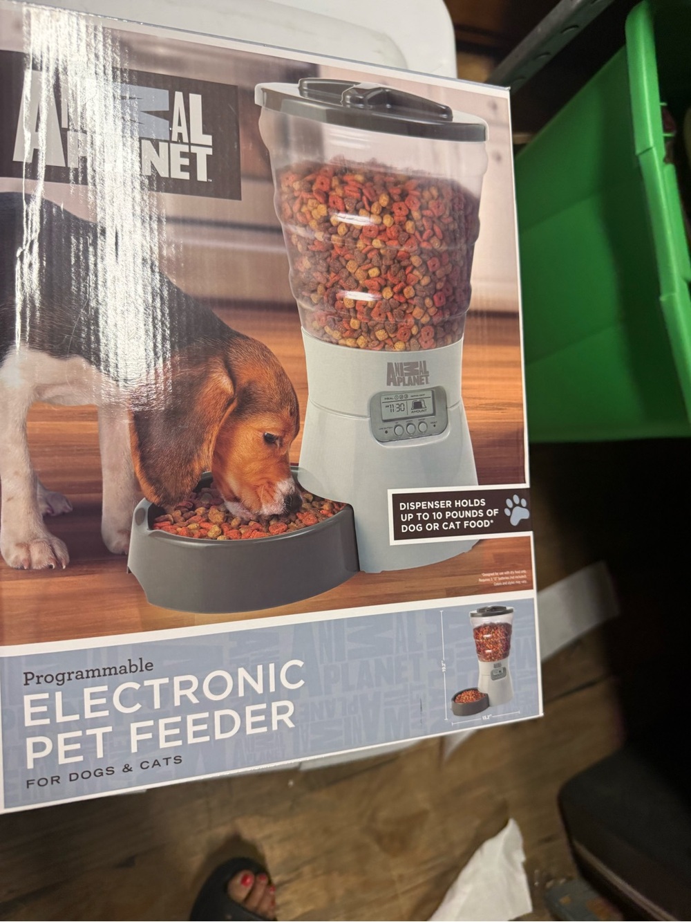 Programmable Electronic Pet Feeder - Gray